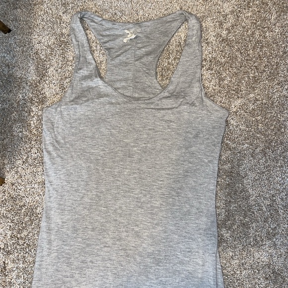 See You Monday Grey Racerback Bodycon Knit Maxi Dress SIZE MEDIUM - Picture 3 of 7